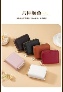 Bolsa para Tarjetas de Gran Capacidad con Doble Cremallera, Diseño de Acordeón Multifuncional, Bolsa Elegante y Sencilla con Doble Cremallera y Clips - Product Image 6
