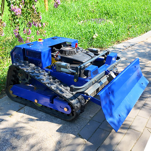 <span class=keywords><strong>Robot</strong></span> <span class=keywords><strong>Tondeuse</strong></span> à Gazon à Chenilles Multifonction Haute Puissance avec Pelle de Poussée Déneigeuse, Télécommandé et de Haute Qualité - Product Image 5
