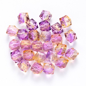 Cuentas acrílicas irregulares de 8mm de colores mezclados para hacer joyas DIY, cuentas de pulsera de cristal, cuentas sueltas brillantes artesanales increíbles - Product Image 2
