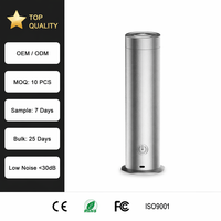 Diffuseur de parfum d'hôtel en alliage d'aluminium 100 ml, télécommande, minuterie 8H, anti-séchage, batterie 4000 mAh, 150-300 m³, OEM, noir, argent
