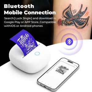 Impresora Térmica Portátil <span class=keywords><strong>de</strong></span> 2 Pulgadas para Tatuajes, Inalámbrica, Bluetooth, sin Tinta, para Trabajos <span class=keywords><strong>de</strong></span> Tatuaje, Etiquetas, Regalos, Hogar, Oficina, Personalizada - Product Image 4