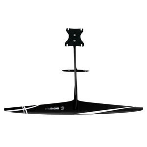 Ensemble hydrofoil carbone professionnel GY1500 V2 pour la pratique du foil en descente, la glisse en eau ouverte et le pump riding avancé - Product Image 1
