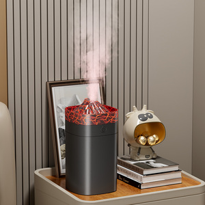 Humidificateurs USB Volcan en Gros avec Lampe de Nuit, Humidificateur d'Air Ultrasonique, Diffuseur de Parfum Effet Flamme pour la Maison - Product Image 2