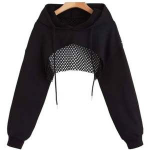 เสื้อฮู้ดซับในตัวสั้นของผู้หญิงเสื้อครอปเปิดไหล่ตกแบบกำหนดเองสำหรับกีฬาฤดูหนาวสินค้ามาใหม่2025 - Product Image 1