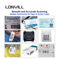 Chine prix d'usine Wiegand 1D 2D QR Code Scanner tourniquet contrôle d'accès Bus Ticket Barcode Scanner avec lecteur NFC