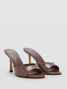 Mules d'été MNG pour femmes 2026 – Talon aiguille 8 cm, bout ouvert, à enfiler, à bride unique, tendance, pour l'extérieur - Product Image 2