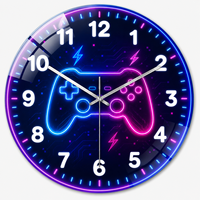 Jam Dinding Kaca Bulat Boho Sun Dreamcatcher 30cm Desain Kustom OEM ODM Dekorasi Rumah Warna Bumi