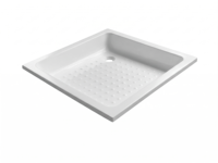 Receveur de douche moderne à surface solide en pierre artificielle haut de gamme de style européen pour base de douche de salle de bain pour salle de douche moderne