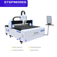 Machine de découpe laser à fibre métallique Raytool Controller 1212F CNC pour tôle d'acier inoxydable, aluminium, laiton, prix 1500w, marque Reci