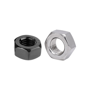 Écrous hexagonaux en acier au carbone haute résistance M12 de l'usine Bibo Yaente |   Écrous hexagonaux galvanisés épaissis |   Écrous de fixation robustes - Product Image 2