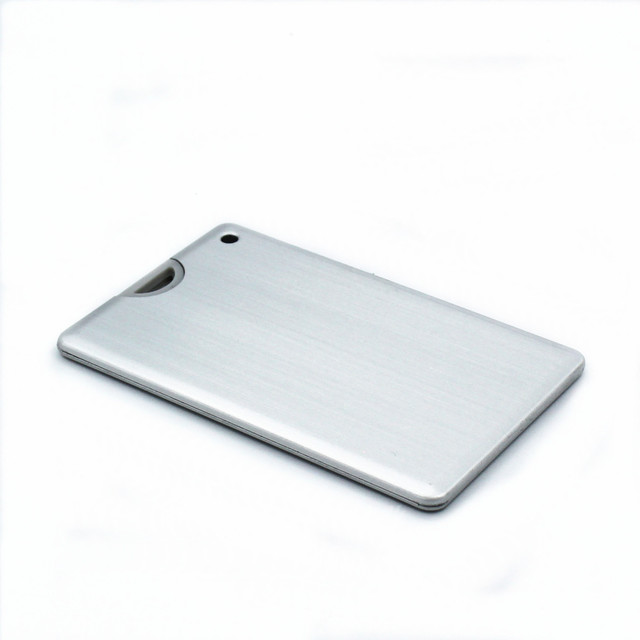 Corporate Gift Thin Metal Credit Card Shape Usb Flash Drive 1GB-64GB with Free logo
