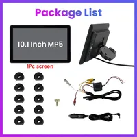 Écran de moniteur d'appuie-tête de voiture 10,1 pouces, tablette Android IPS, écran tactile, lecteur vidéo et musique pour siège arrière, CarPlay, WiFi, FM, 2G, 32G