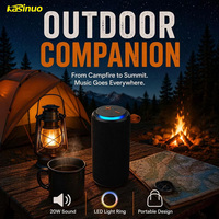 Nouvelle Enceinte Portable Sans Fil 20W IPX7 Étanche avec LED RGB Personnalisable pour Fêtes en Extérieur (Modèle 2026)