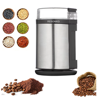 Moulin à café électrique automatique portable en acier inoxydable RSC Wholesale CG06 pour la maison et la cuisine