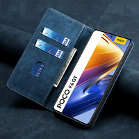Mayorista Funda de cuero para teléfono Tarjetero RFID Funda tipo cartera para Xiaomi POCO X4 GT F5 X3 X4 X5 M3 M4 C40 C41 Funda para teléfono