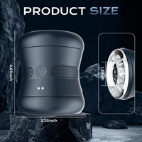Aircraft Cup Exerciceur de gland à double tête, stimulateur et masseur pour homme, vibromasseur multifréquence 100%