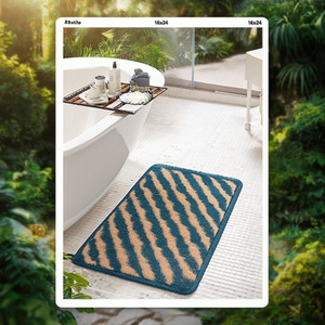 Alfombra de Baño Antideslizante de Poliéster Suave de 16x24 para Uso en el Hogar, Hotel y Baño - Product Image 2