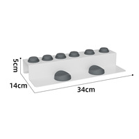 Support de rangement autoportant rectangulaire anti-retournement pour sèche-cheveux Dyson 5.0 et accessoires Airwrap, étagère de salle de bain