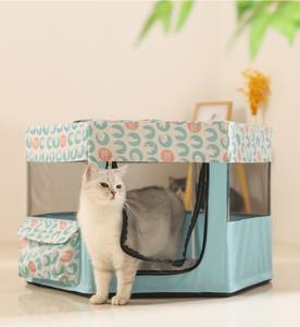 Portátil interior extraíble antideslizante suave gato cueva casa plegable tienda de campaña para gatos cabaña para gatos mascotas pequeñas gatito cachorro cama lavable perros - Product Image 4