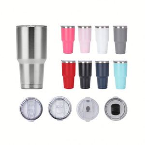 Vaso Térmico de Acero Inoxidable de 30 oz, Taza de Viaje Aislada al Vacío con Tapa y Pajita para Oficina, Auto, Hogar y Exteriores - Product Image 3