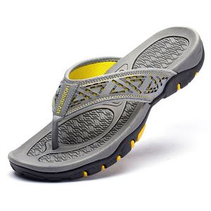 Chaussures d'été décontractées de <span class=keywords><strong>grande</strong></span> taille pour hommes, tongs de plage imprimées pour l'extérieur avec fonction antidérapante, pantoufles, sandales - Product Image 4