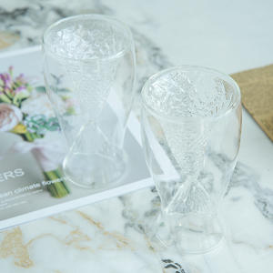 แก้วไวน์แดงทรงนางเงือกสุดสร้างสรรค์แก้วบอโรซิลิเกตสูงสองชั้นจากโรงงานจีนสำหรับค็อก<span class=keywords><strong>เท</strong></span><span class=keywords><strong>ล</strong></span> - Product Image 3