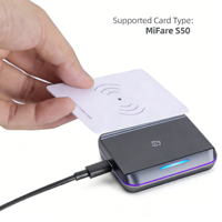 Lecteur de cartes NFC 13,56 MHz avec communication USB pour système hôtelier TTHotel E5, remplacement du lecteur de cartes E3 TTLOCK