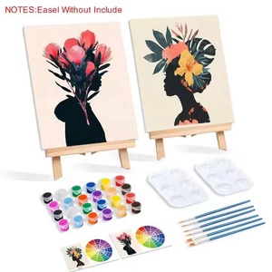 2 Kits de Pintura por Números XIXI, Hechos a Mano, para Mujeres, Set de Arte con Paisaje Predibujado sobre Lienzo - Product Image 2