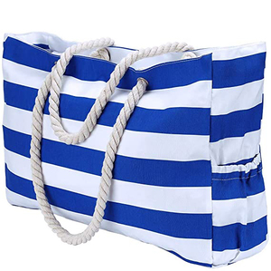 Túi Xách Thiết Kế Thương Hiệu Nổi Tiếng Túi Tote Siêu Lớn Chống Nước Với Tay Cầm Dây Cotton, Ốp Điện Thoại Chống Nước Tích Hợp, Cho Nữ - Product Image 4