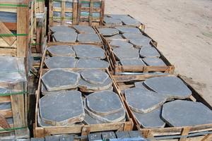 Batu Pijakan Basalt Tipis Tidak Beraturan Ramah Lingkungan Modern untuk Paving, Pembatas, Batu Tepi, Taman, Halaman, Jalan Setapak, Batu Ajaib - Product Image 5