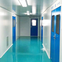 Puerta Batiente de Acero para Cuarto Limpio de Hospital con Diseño Moderno para Uso en Laboratorio