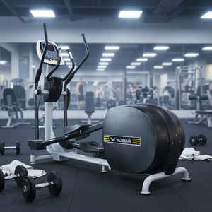 Vélo <span class=keywords><strong>elliptique</strong></span> professionnel manuel – Cross-trainer commercial à résistance magnétique avec écran LED pour salle de sport et centre de fitness (usage intensif) - Product Image 2