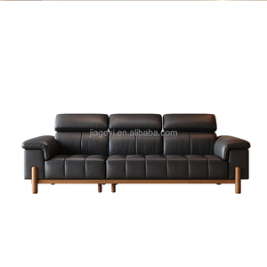 Phòng khách sofa và 3 chỗ ngồi da thật sofa Ba chỗ ngồi đặt tốt nhất loveseat ngủ sofa đồ nội thất phòng khách - Product Image 2