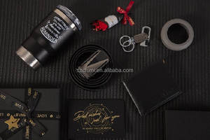 Elegante Set regalo da uomo per <span class=keywords><strong>marito</strong></span>-7 pezzi per cintura a portafoglio in pelle Combo con spedizione gratuita - Product Image 6