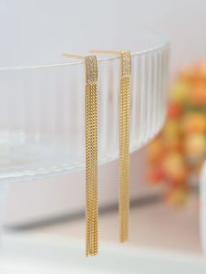 Proveedor Mayorista de Joyería de Oro de 18K, Servicio Personalizado OEM/ODM, Precio de Fábrica, Aretes de Oro Rosa con Certificación, Listos para Enviar - Product Image 2