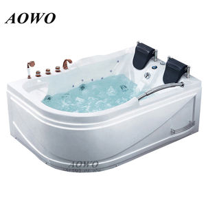 Baignoires à remous, jacuzzis à massage double <span class=keywords><strong>avec</strong></span> main courante, jacuzzis en fibre <span class=keywords><strong>de</strong></span> verre pour l'extérieur, bain à remous à jets d'eau - Product Image 4