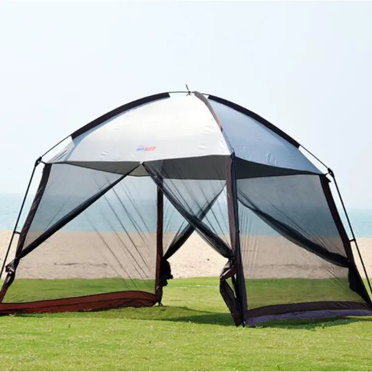 3.6M מחוזק מסך בית חדר רשת נטו קיר חופה אוהל קמפינג אוהל מסך מקלט פרגולות עבור פאטיו חיצוני קמפינג