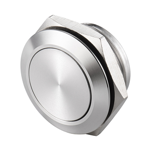 Ultra <b>Thin</b> 12mm 220V Momentary Push Button Switch LED RGB with Stainless Steel IP65 for Electronic Home Appliance 1NO1NC - Product Image 4