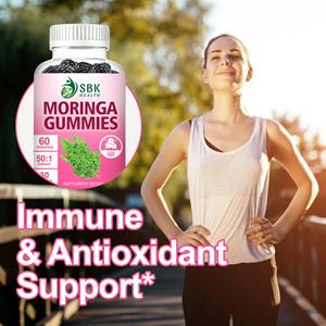 Gomitas de Moringa Sin Azúcar, Solución de Maltitol, Agua Purificada, Antioxidante, Refuerzo Inmunológico, Gomitas con Extracto Botánico de Moringa - Product Image 6