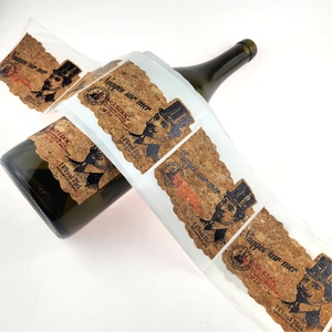Environmentally Friendly Renewable Oak <b>Labels</b> Customized Holiday Celebration <b>Gift</b> Wine Bottle <b>Labels</b> - Product Image 3
