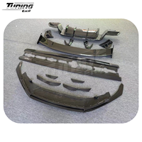 Kit carrosserie carbone style performance pour Audi R8 2015-2019 Type 4S pré-lifting : Lame avant, jupes latérales, diffuseur arrière, spoiler