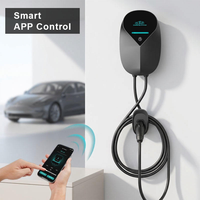 Chargeur EV Eway New Outdoor Level 2 11kW 16A Type 2, protection IP54 contre les intempéries, fonctionnalités intelligentes, câble de 5 m, multi-protocoles pour usage domestique