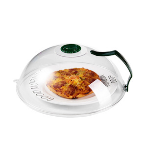 Couvre-plat en plastique transparent isolant avec poignée pour usage en cuisine, marque Rong An - Product Image 3