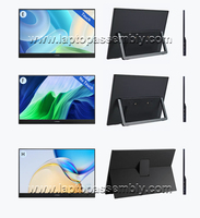 Monitor Portátil LED Táctil de 15.6 Pulgadas FHD 1080p con Interfaz USB y Panel TFT para Laptop, PC y Teléfono Móvil
