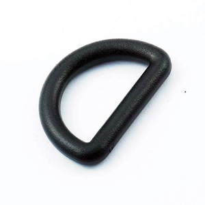 Hebillas de plástico con forma de D J8-005, ajustables, resistentes al desgaste, accesorios para mochilas escolares, color sólido clásico - Product Image 3