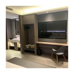 Système de placard coulissant en bois portable intégré moderne pour chambre à coucher, mobilier d'hôtel YALIG - Product Image 5