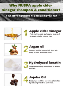Produits de soins capillaires naturels et biologiques pour salon, prix de gros, shampoing et revitalisant au vinaigre de cidre de pomme - Product Image 4