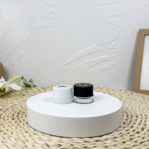 Pot en verre givré prêt à l'emploi quantité minimale de commande 200 20ml pot de crème en verre dépoli vide bouteille de récipient de crème pour le visage en verre avec bouchon blanc CR - Product Image 6