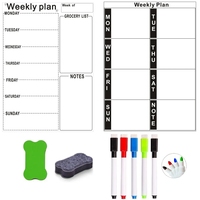 Calendrier magnétique hebdomadaire pour enfants avec aimant pour réfrigérateur avec aimant en caoutchouc Service de coupe personnalisé permanent