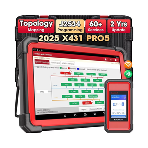 Lanciare X431 PRO5 PRO 5 strumento diagnostico bidirezionale con J2534 Smartlink <span class=keywords><strong>2</strong></span>.0 CANFD DoIP HD supporta la programmazione Online - Product Image 1